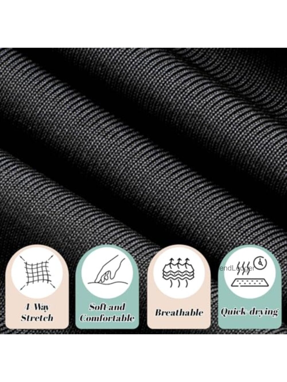 Jogger Scrub Pants for Women, 3-Pocket Yoga Scrub Bottoms Soft Stretch, - Picture 4 of 6